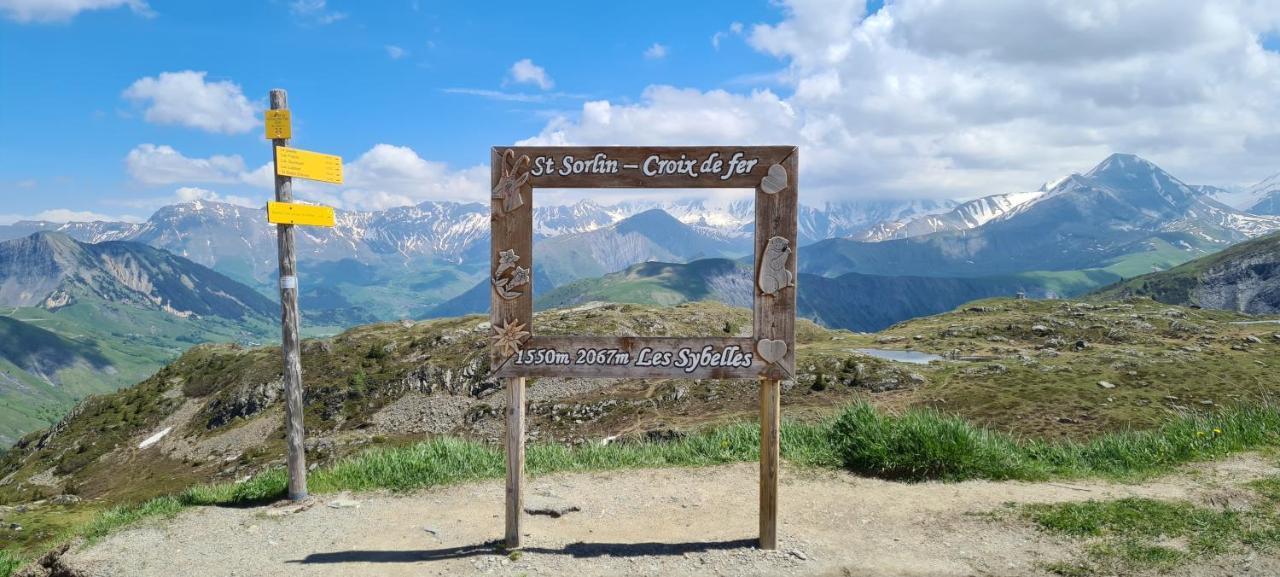 Agreable Appartement De 6 Pers Au Pieds Des Pistes ,Wifi Gratuit A Saint-Sorlin-D'Arves Labelise 3 Etoiles Au Gite De France Zewnętrze zdjęcie